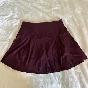 Lululemon Tennis Skirt in Burgundy